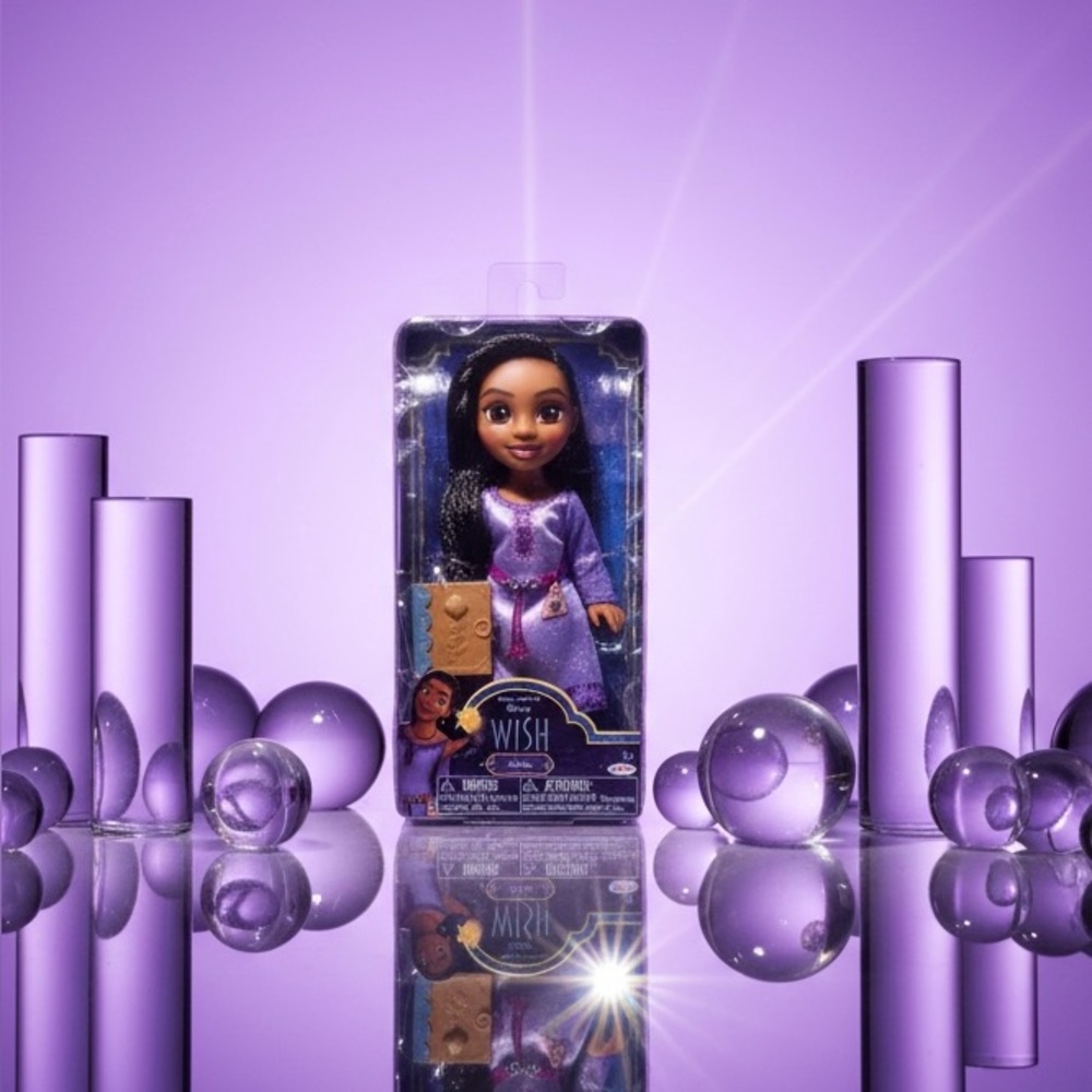 Disney Wish Asha Petite Doll, a 6-inch fashion doll